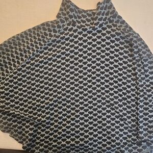 EFFIE’S HEART Picnic Skirt Tea Length Size S Hearts Pockets Stretch